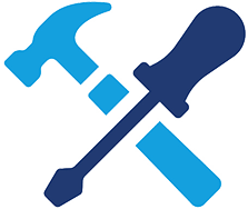 hammer and screwdriver